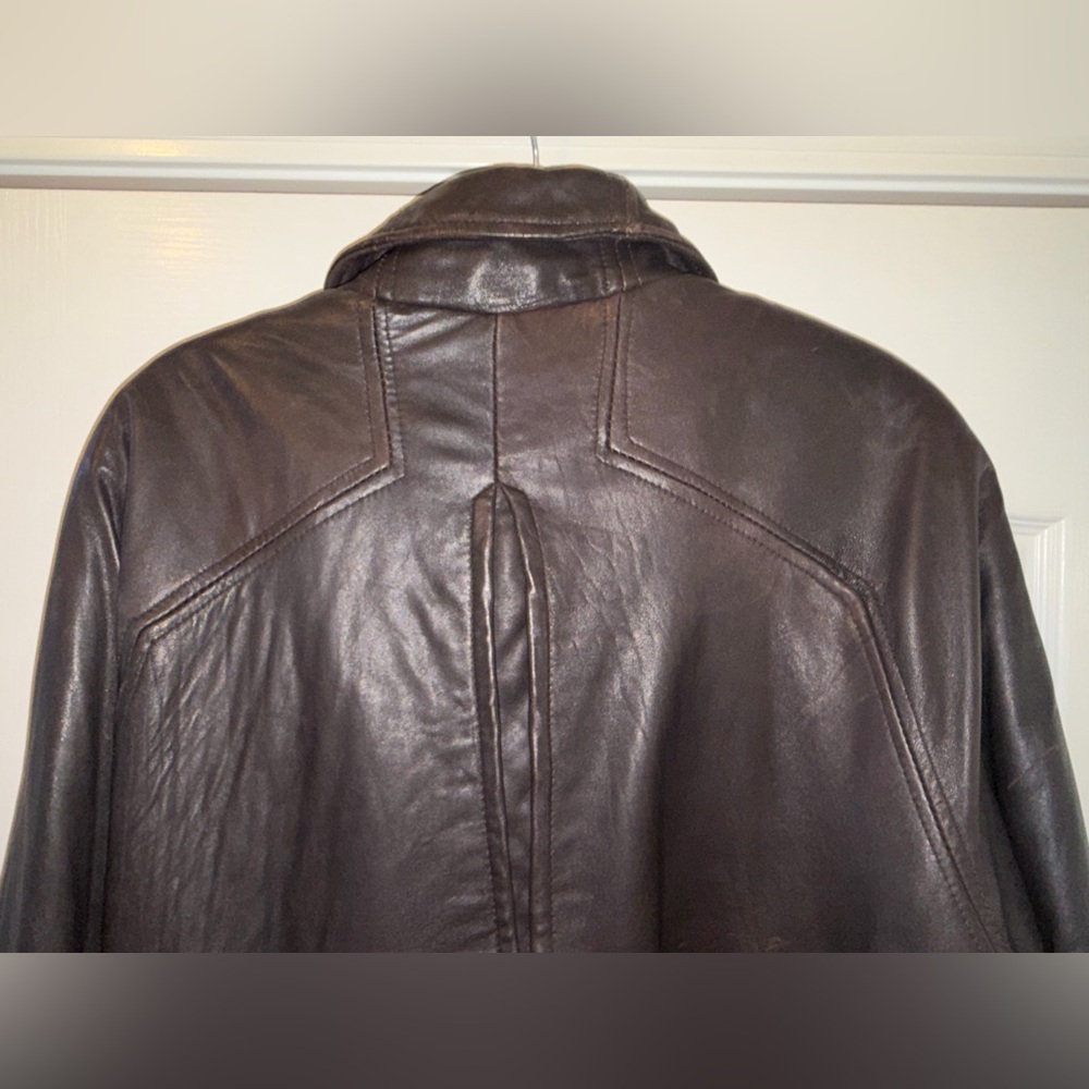 Vintage Marc New York Dark Brown Leather Jacket - Picture 11 of 12